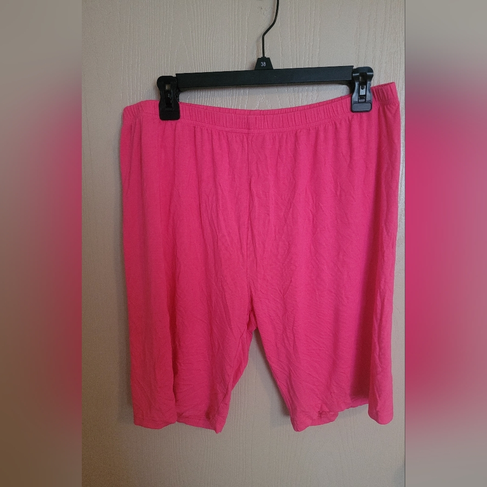Basic Bae Hot Pink Cotton Bike Shorts Size 2xl NWOT